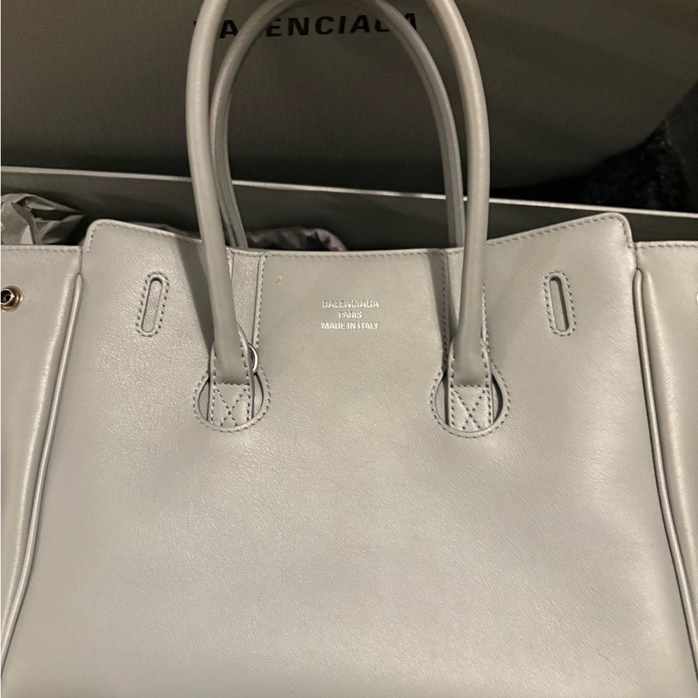 Balenciaga Light Gray Tote Bag